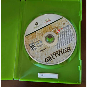 Xbox 360 The Elder Scrolls IV Oblivion Video Game No Scratches EUC